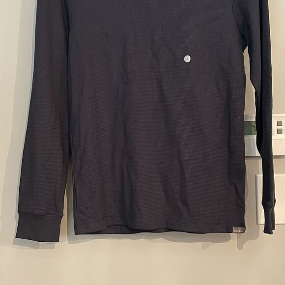 Eddie Bauer Shirt Thermal Crewneck Waffle Knit Active Outdoors Loungewear Mens S - Picture 3 of 12